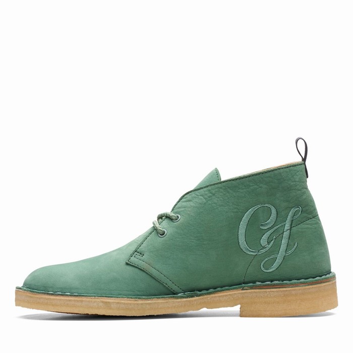 Bottes Clarks DesertVCY Homme Vert | E4VH52JR