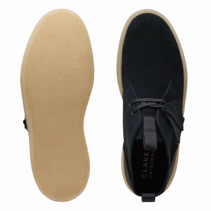 Bottes Clarks Desert Cup Homme Noir | ICKKTRAE