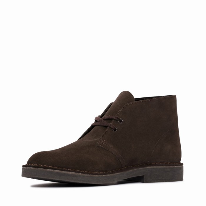 Bottes Clarks Desert Evo Homme Marron Foncé | RSBFIDQZ