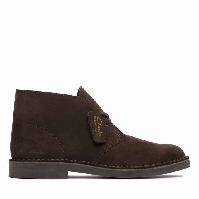 Bottes Clarks Desert Evo Homme Marron Foncé | RSBFIDQZ