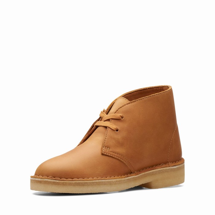 Bottes Clarks Desert Femme Marron | 7YGZ3BHA