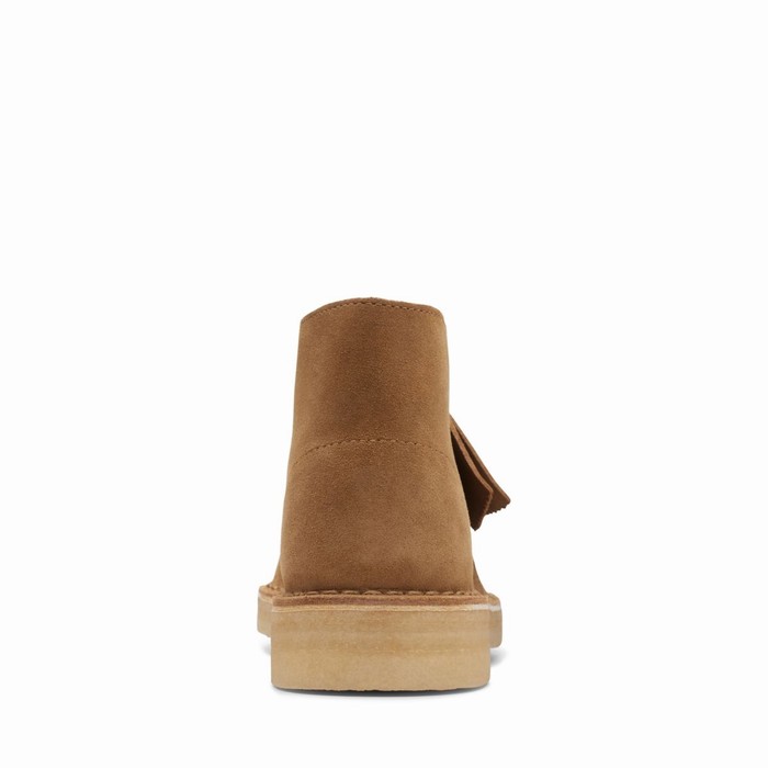 Bottes Clarks Desert Femme Marron Foncé | APJZXWVU