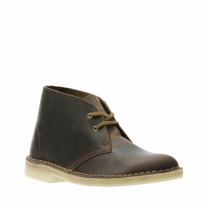 Bottes Clarks Desert Femme Marron | SNOGZPNW