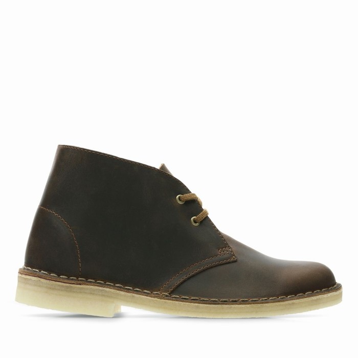 Bottes Clarks Desert Femme Marron | SNOGZPNW