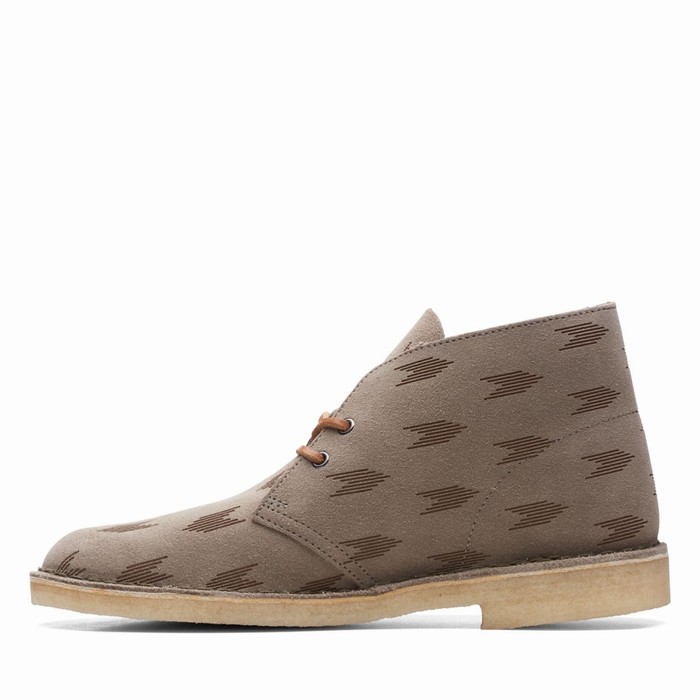 Bottes Clarks Desert Homme Grise | G7FBPR8T