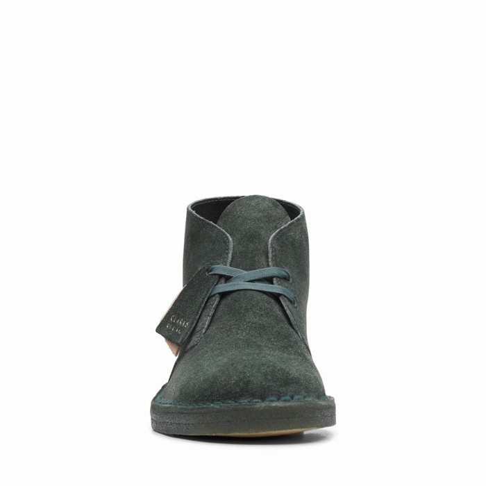 Bottes Clarks Desert Homme Vert | XMWIQWAU