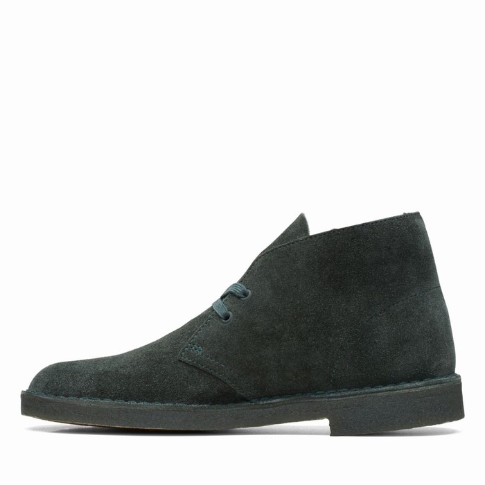 Bottes Clarks Desert Homme Vert | XMWIQWAU