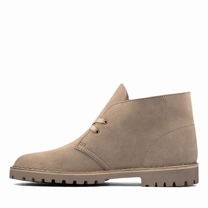 Bottes Clarks Desert Rock Homme Marron | U8ZUFOHW