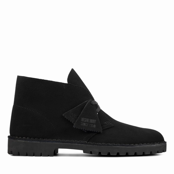 Bottes Clarks Desert Rock Homme Noir | 5XBVT0GJ