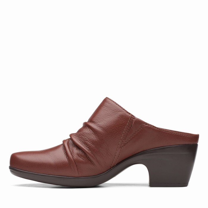 Bottes Clarks Emily Charm Femme Marron Foncé | AUZJZQHL