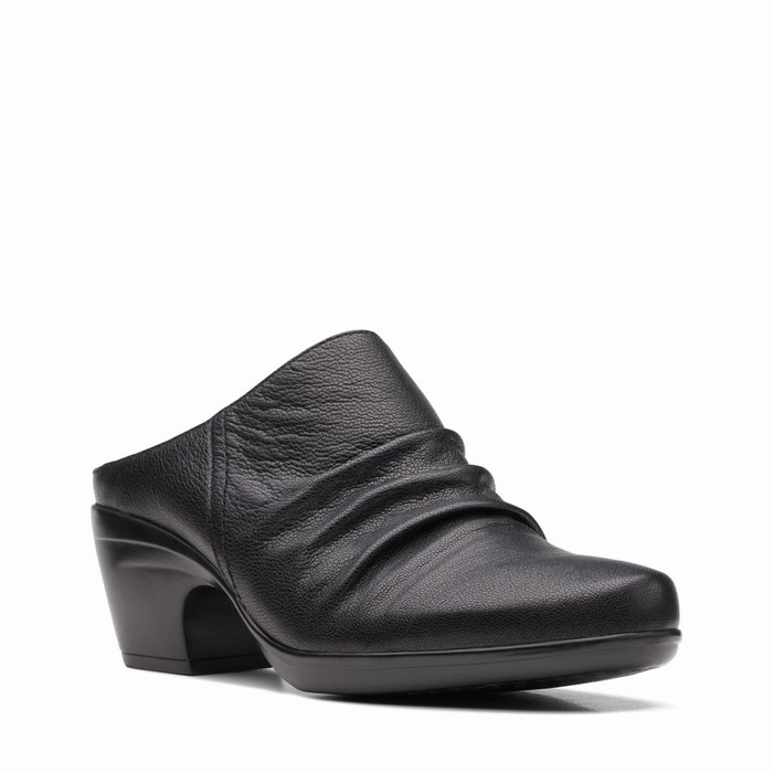 Bottes Clarks Emily Charm Femme Noir | KWHJJNXC