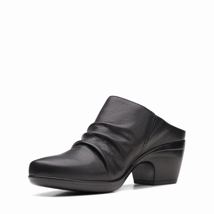 Bottes Clarks Emily Charm Femme Noir | KWHJJNXC