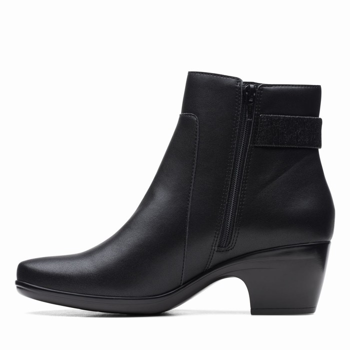 Bottes Clarks Emily Holly Femme Noir | GF4XLRAX