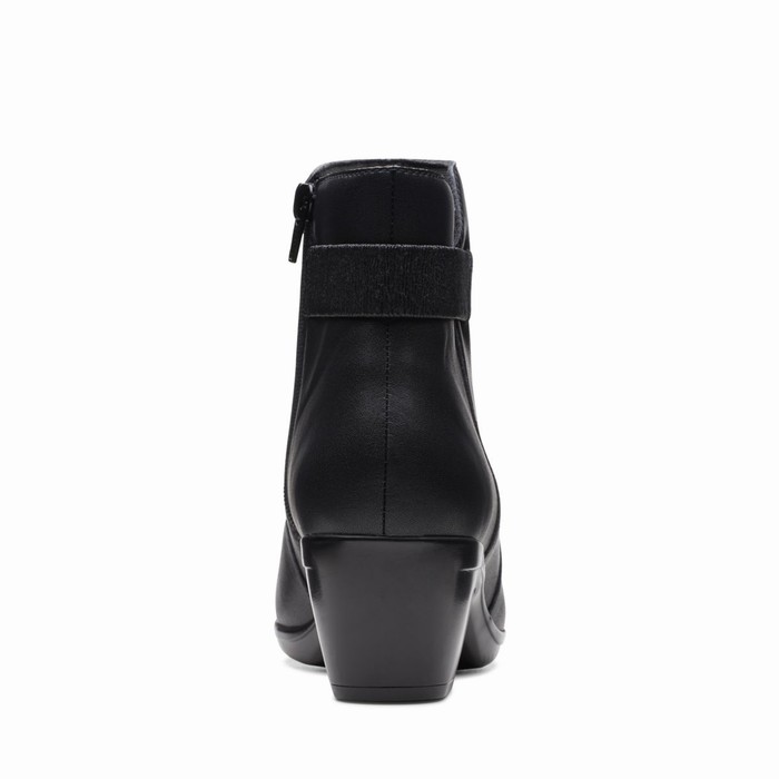 Bottes Clarks Emily Holly Femme Noir | GF4XLRAX