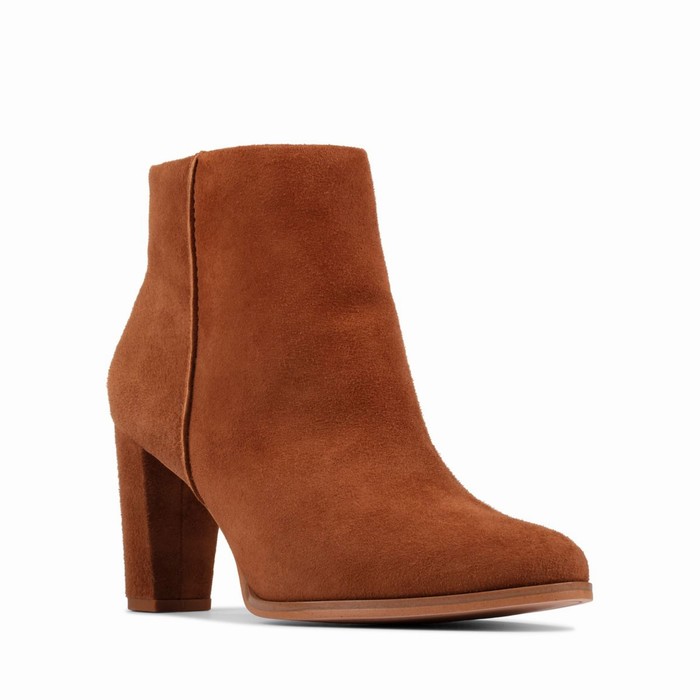 Bottes Clarks Kaylin Fern 2 Femme Marron Foncé | AIEIXOYY