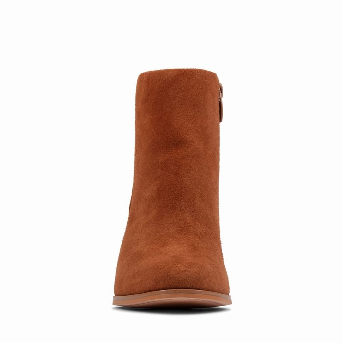 Bottes Clarks Kaylin Fern 2 Femme Marron Foncé | AIEIXOYY