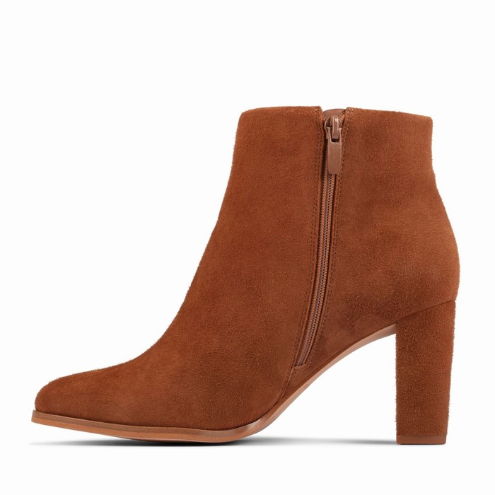 Bottes Clarks Kaylin Fern 2 Femme Marron Foncé | AIEIXOYY