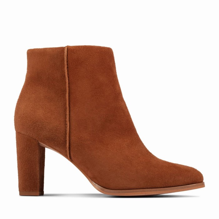 Bottes Clarks Kaylin Fern 2 Femme Marron Foncé | AIEIXOYY