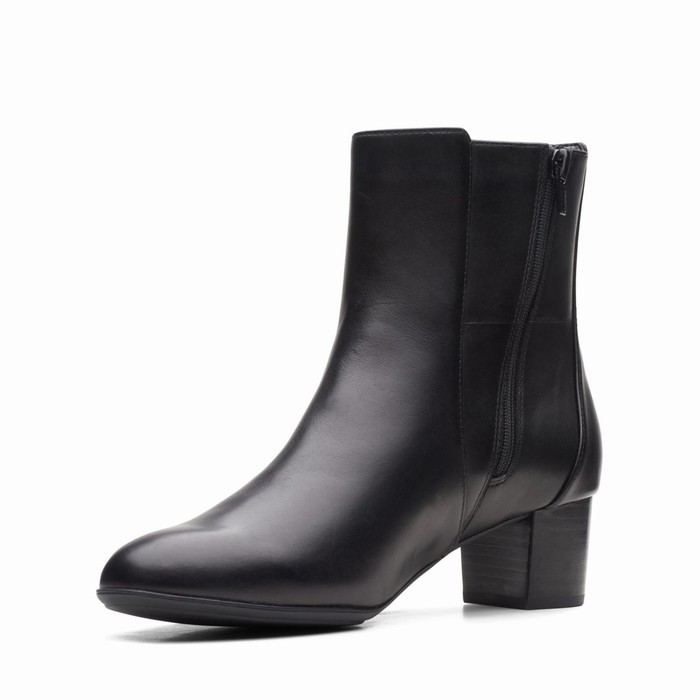 Bottes Clarks Linnae Up Femme Noir | GCENUG7X