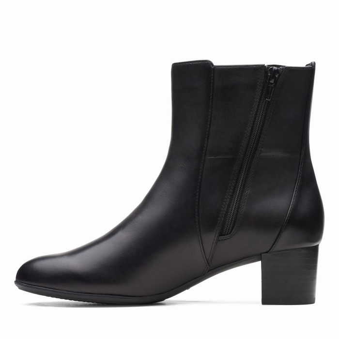 Bottes Clarks Linnae Up Femme Noir | GCENUG7X