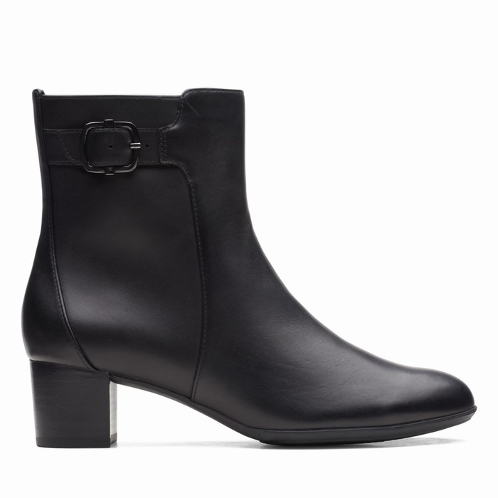 Bottes Clarks Linnae Up Femme Noir | GCENUG7X