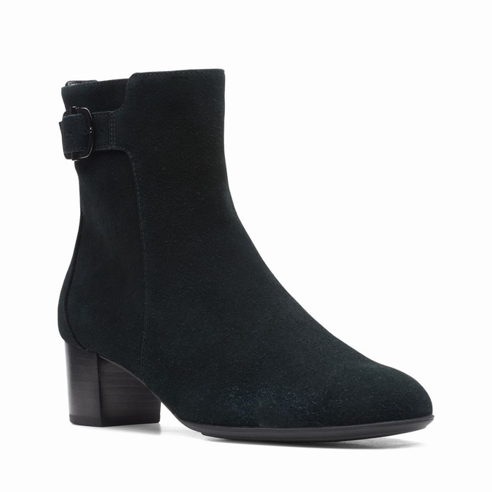 Bottes Clarks Linnae Up Femme Noir | JT7VPVG0