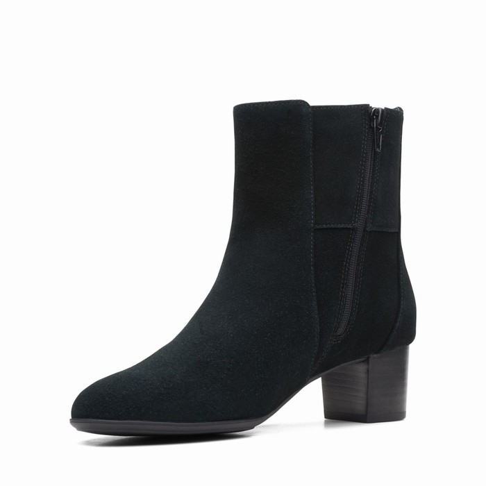 Bottes Clarks Linnae Up Femme Noir | JT7VPVG0