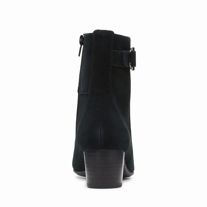 Bottes Clarks Linnae Up Femme Noir | JT7VPVG0