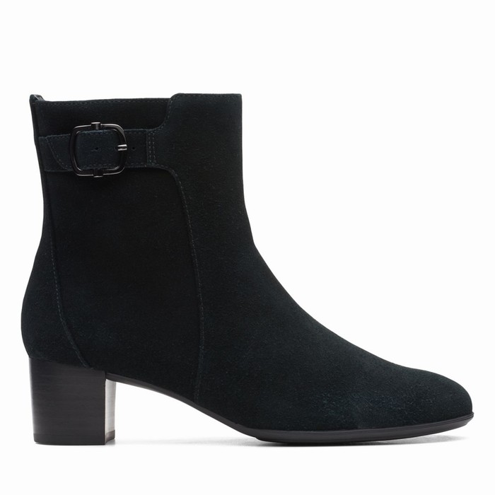 Bottes Clarks Linnae Up Femme Noir | JT7VPVG0