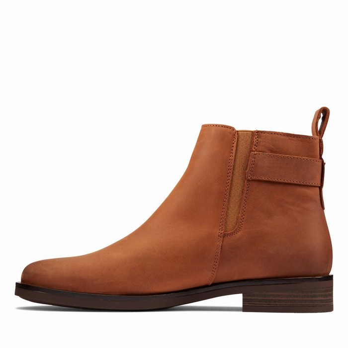 Bottes Clarks Memi Lo Femme Marron Foncé | CCMTJOQX