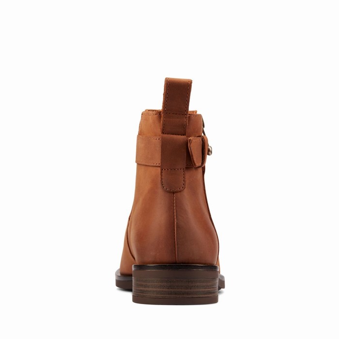 Bottes Clarks Memi Lo Femme Marron Foncé | CCMTJOQX