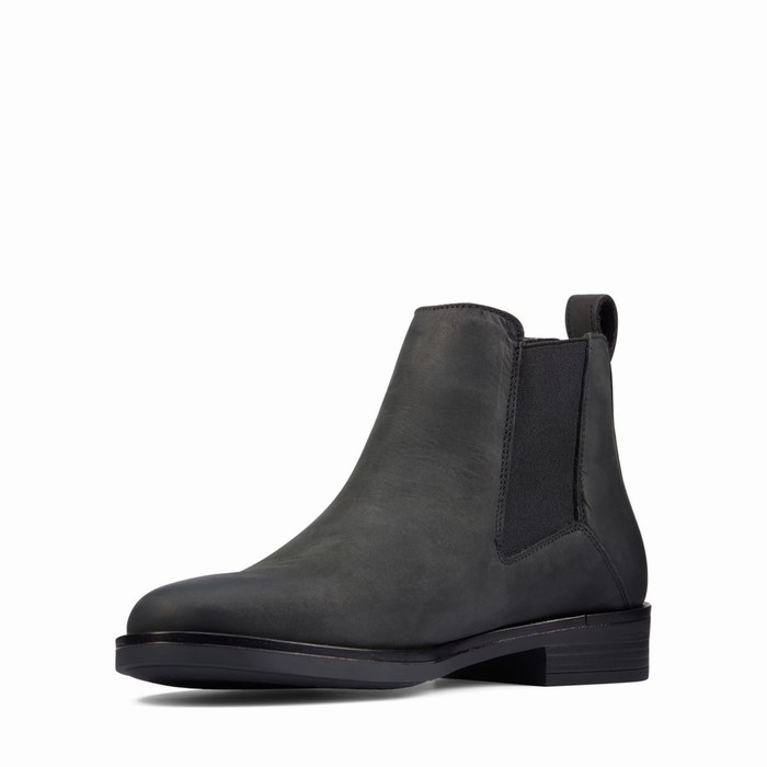 Bottes Clarks Memi Top Femme Noir | D6XACQQU