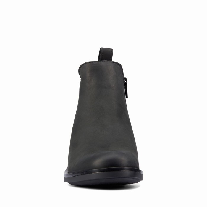 Bottes Clarks Memi Zip Femme Noir | N2KETF9Y