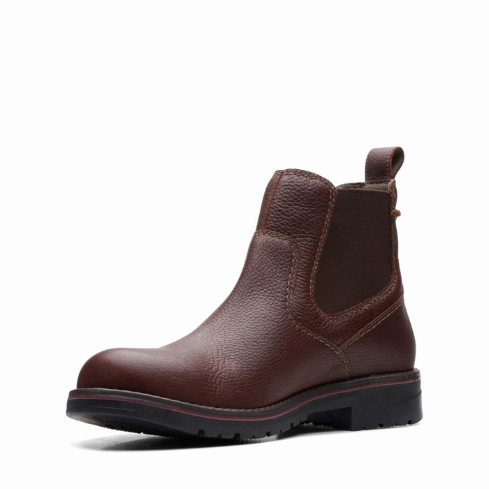 Bottes Clarks Morris Up Homme Marron | KEUJILSH