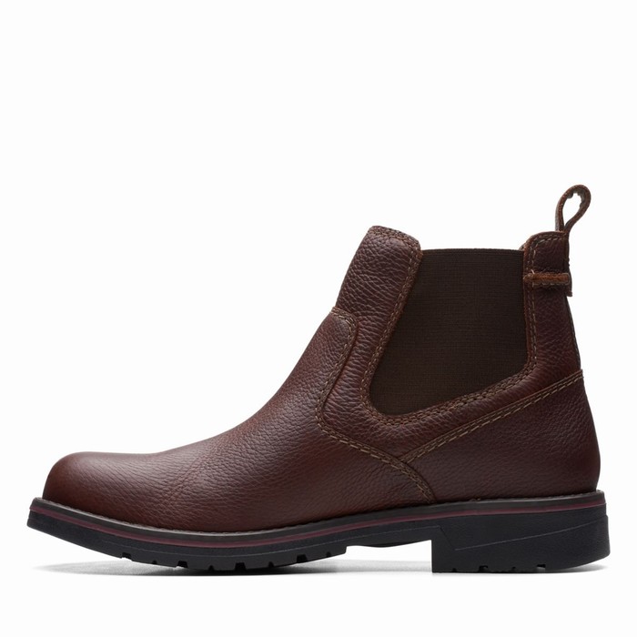 Bottes Clarks Morris Up Homme Marron | KEUJILSH