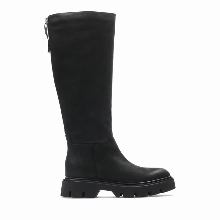 Bottes Clarks Motive Hi2 Femme Noir | WZJSUQDV