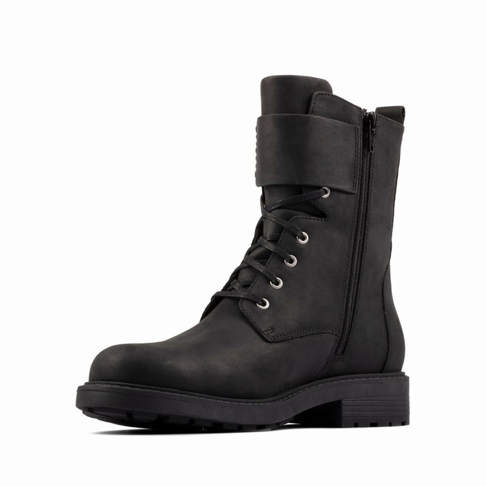 Bottes Clarks Orinoco 2 Dentelle Femme Noir | PSMZURWU