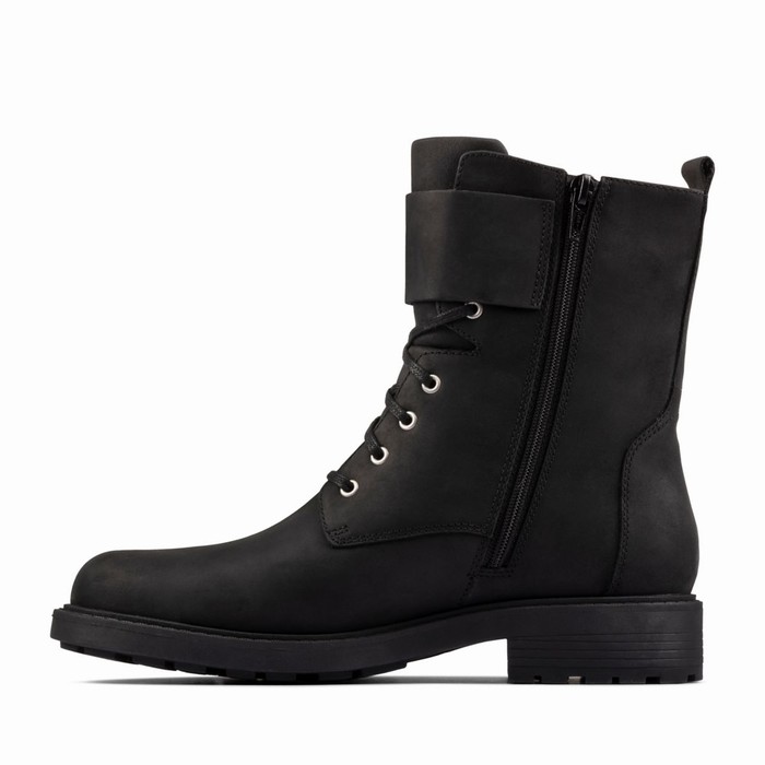 Bottes Clarks Orinoco 2 Dentelle Femme Noir | PSMZURWU