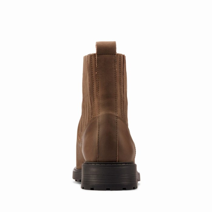 Bottes Clarks Orinoco 2 Mid Femme Marron | 3ZLQVM2X