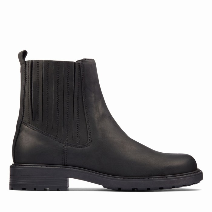 Bottes Clarks Orinoco 2 Mid Femme Noir | ROSKVDHM