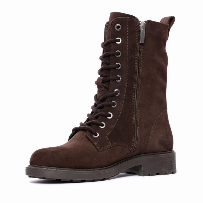 Bottes Clarks Orinoco 2 Style Femme Marron Foncé | OY37WSPL