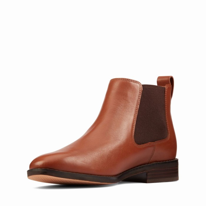 Bottes Clarks Ria Chelsea Femme Marron | ZSC16UIW