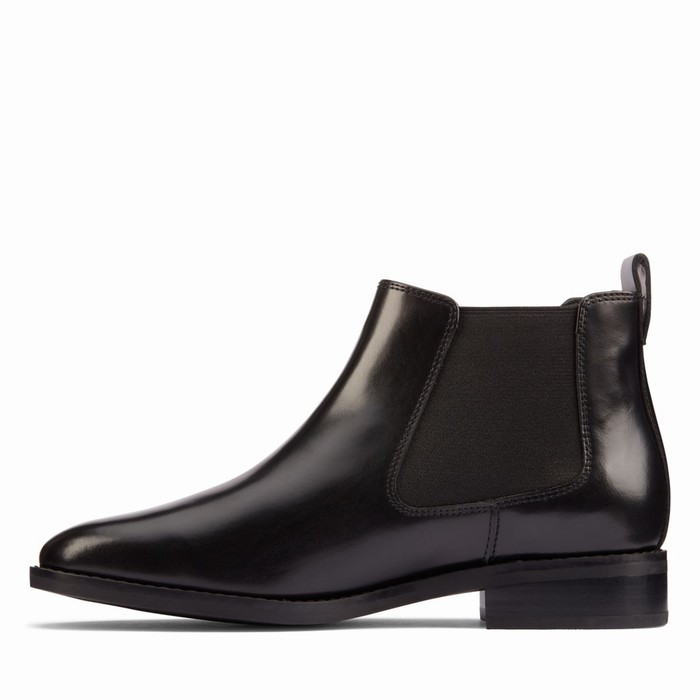 Bottes Clarks Ria Chelsea Femme Noir | VKVCFXTN