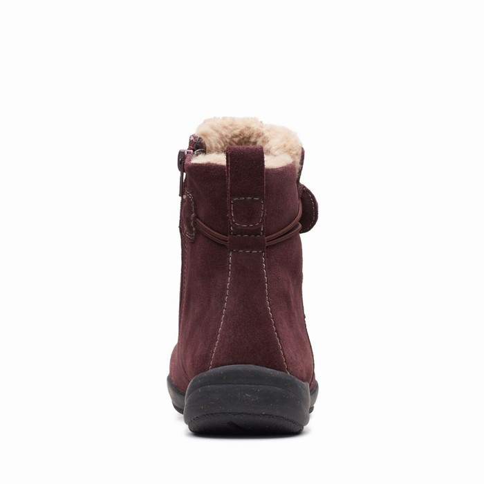 Bottes Clarks Roseville Femme Bordeaux | PWEIUK0A