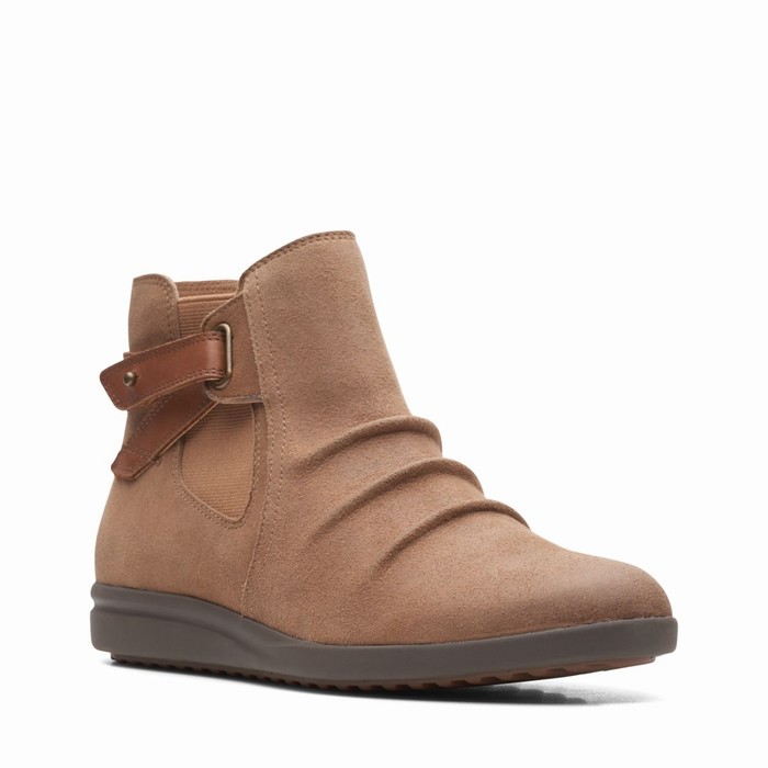 Bottes Clarks Tamzen Mid Femme Marron | 2HMIG509