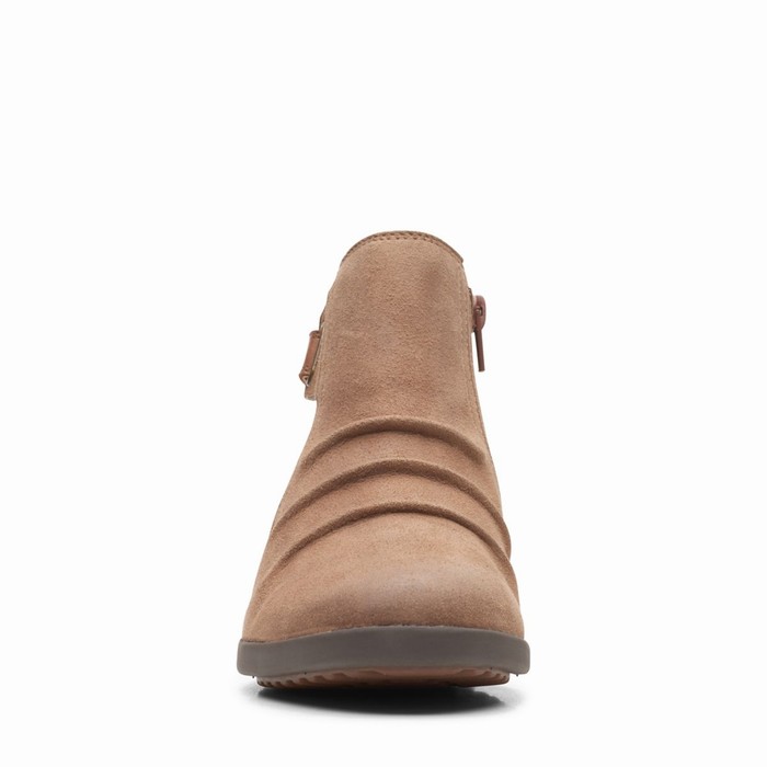 Bottes Clarks Tamzen Mid Femme Marron | 2HMIG509