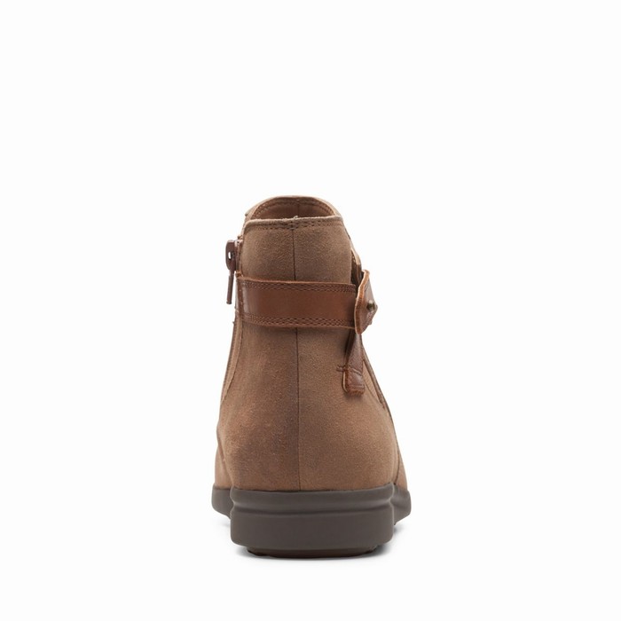 Bottes Clarks Tamzen Mid Femme Marron | 2HMIG509