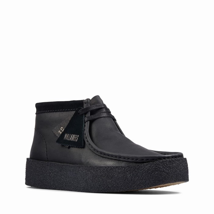 Bottes Clarks Wallabee Cup Bt Homme Noir | VSQCI6TW