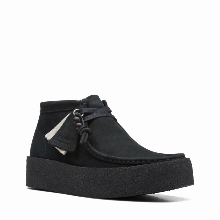 Bottes Clarks Wallabee Cup Femme Noir | 0FMHVAVH