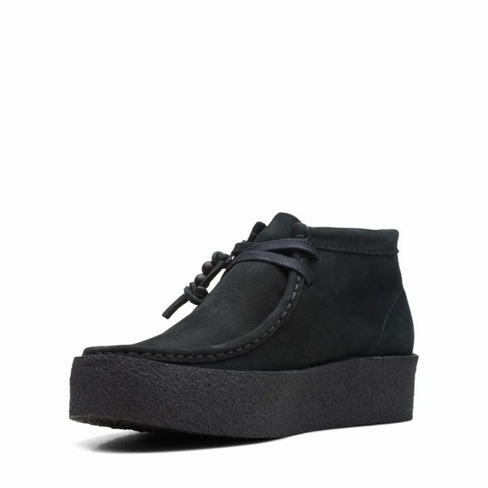 Bottes Clarks Wallabee Cup Femme Noir | 0FMHVAVH